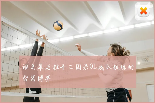 谁是幕后推手三国杀OL战队教练的智慧博弈